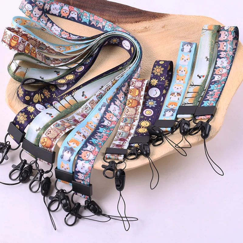 Оптовая продажа, длинный шнурок и ремешок на запястье, цветной шнурок для мобильного телефона с товарным логотипом