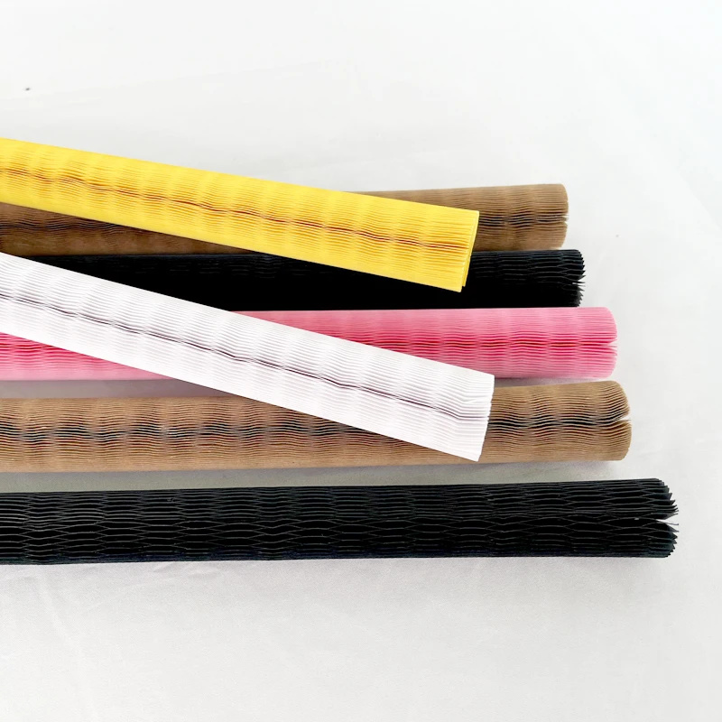 Recyclable Honeycomb Paper Sleeves Bottle Covers Cushioning Protective Honeycomb Kraft Paper Sleeve for Glass Bottle