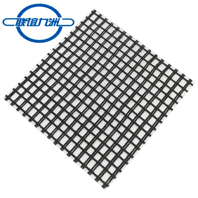 Glassfiber Geogrid Asphalt Fiberglass Geogrid 100/100kn