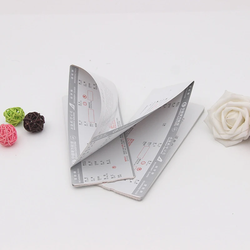 
Eco-Friendly boarding passes flights tickets 