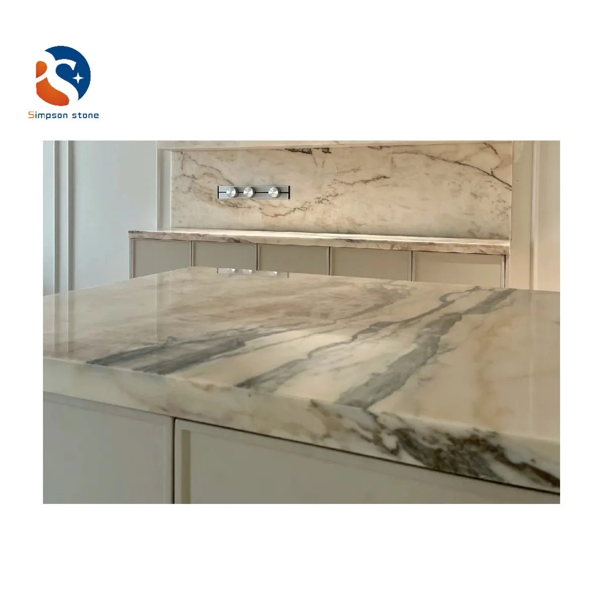 Simpson Smoky Pink Marble Elegant Portugal Rosa Aurora Natural Stone