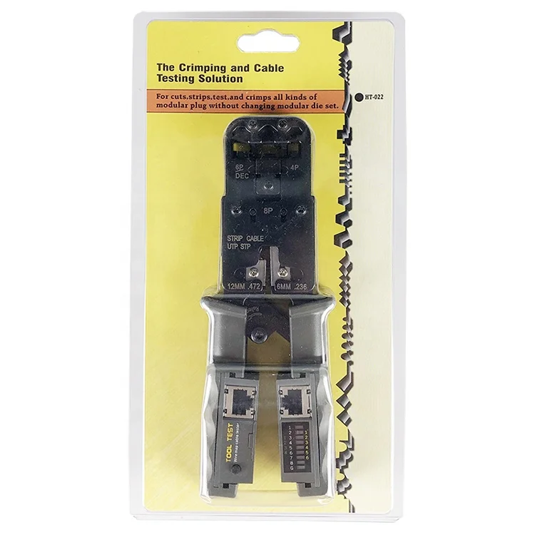 4  in 1 Network Cable Pliers For 4P 6P 8P Test UTP STP RJ11 RJ12 RJ45 Cable Crimping Network Tools