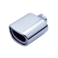 
automotive parts universal Stainless Steel Oval exhaust pipe 2.5