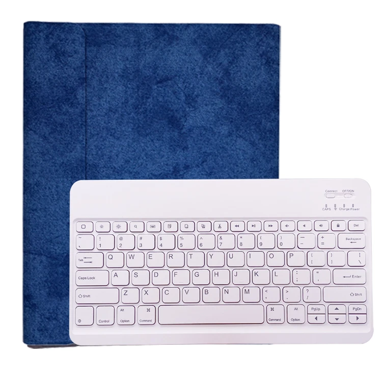 Умный чехол с беспроводной клавиатурой для Ipad 2020 Pro, 12,9 дюймов, тканевый кожаный чехол для Apple