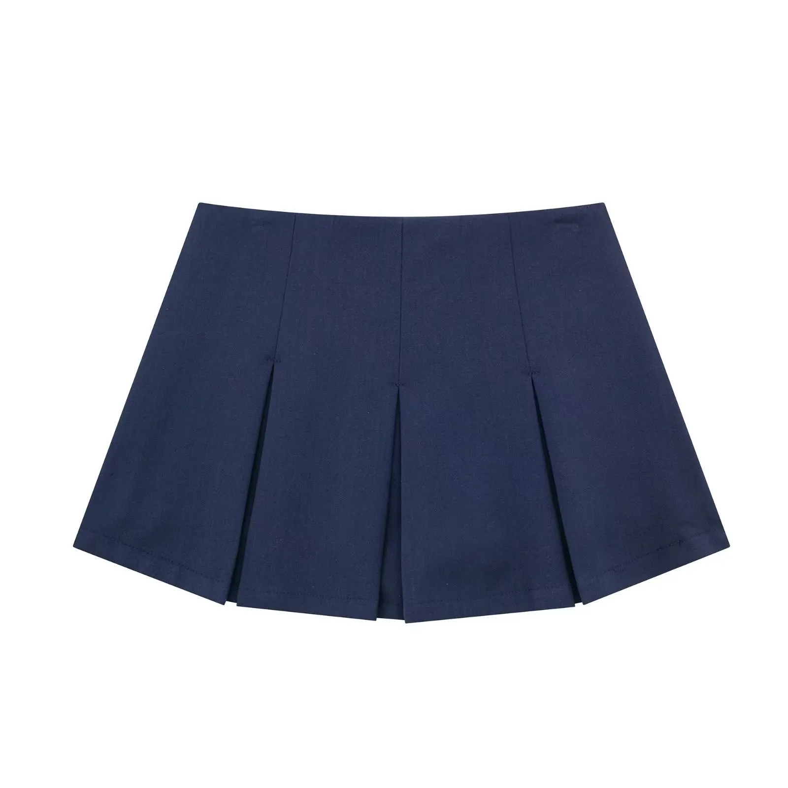 2024 Summer new design ladies fashion low rise skirt jupe sexy school girls pleated mini skirt