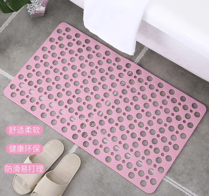 
Factory Custom Anti Slip Bath Mat, Non Slip PVC Shower Bath Tub Mats with Suction Cups 