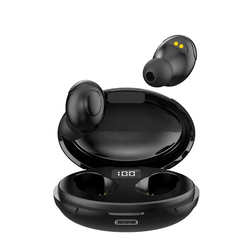 
Hot Sale T5 TWS BT 5.0 Wireless Waterproof Noise Reduction Headphones Earphones 