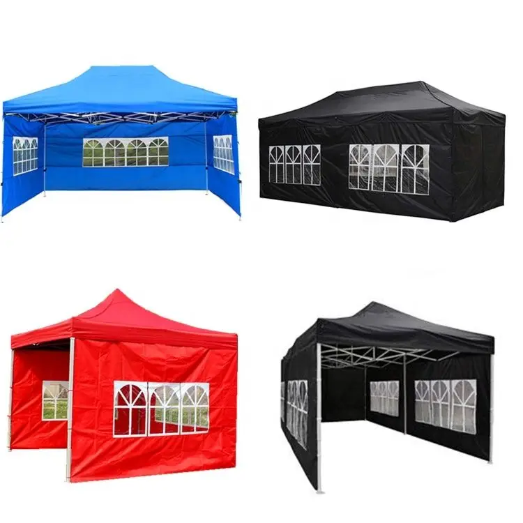 Wholesale Custom Advertising Folding Gazebo Outdoor Pop up Canopy Frame for Aluminium Waterproof Exhibition Tents