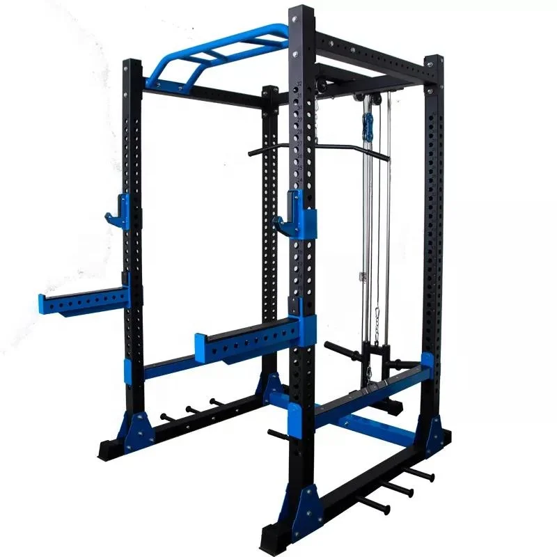 folding gym weight cage squat power rack multi-fuction bodybuilding equipment power rack smith machine