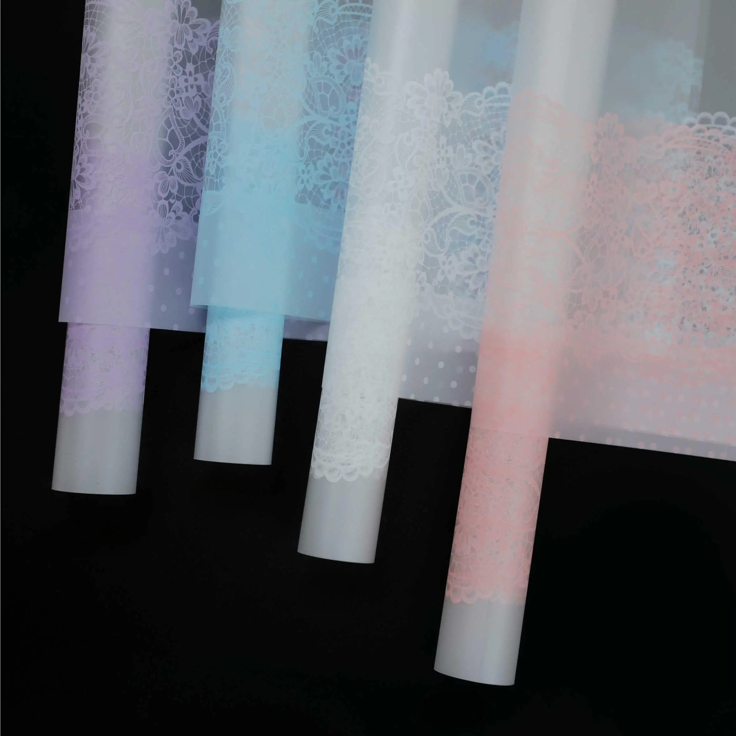 2024 New Arrival Lolita Element Printed Flower Bouquet Waterproof Wrapping Paper for Florist Wrapping Material