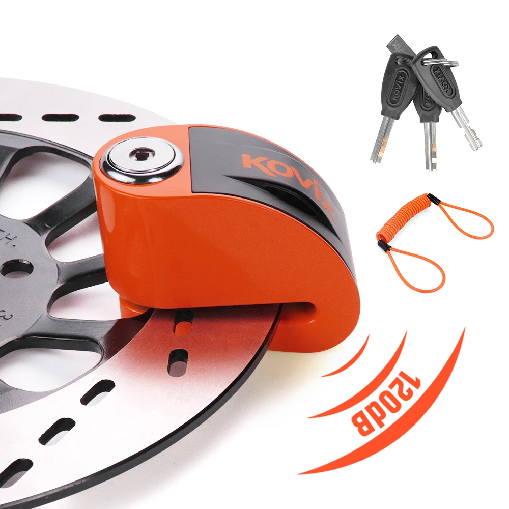 120dB anti-theft Universal Motorcycle Lock Wather-Proof Electronics Alarm Lock Security Motorcycle Alarm Lock