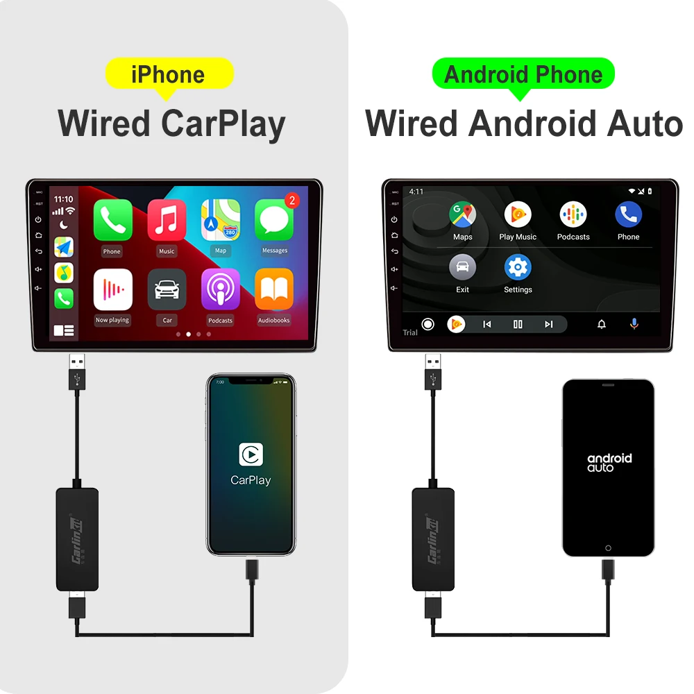 Carlinkit apple carplay usb модуль Автомобильный ключ autokit iphone Android автомобильное умное соединение для автомобиля с iOS 15