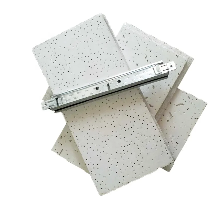acoustic panel 600 x 1200 mm 16 mm mineral fiber ceiling board
