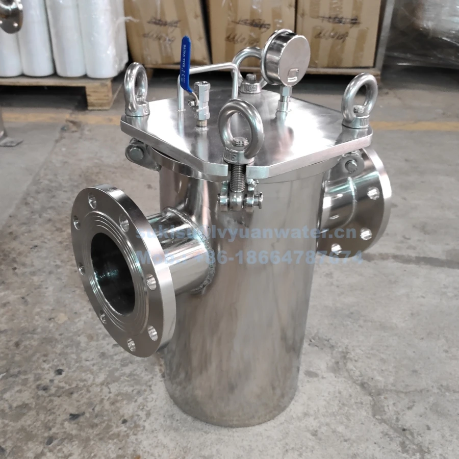 Stainless steel T Type Strainer Basket Filter Vertical Basket Screen Filter for Sewage Oil filtering