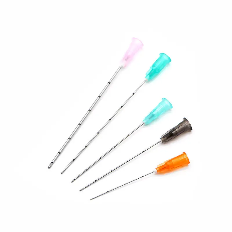 Hot Sale CE High Quality Micro Cannula Dermal Filler Injection Disposable Blunt Tipped Needle