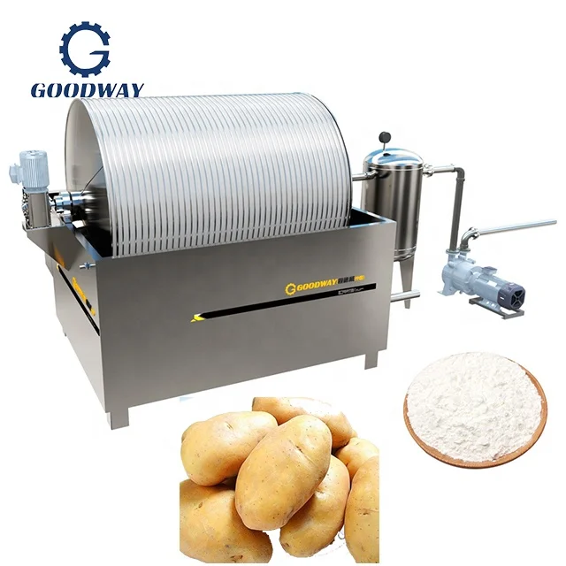 300-2000kg/h Potato Starch Machine Potato Starch Processing Line in India