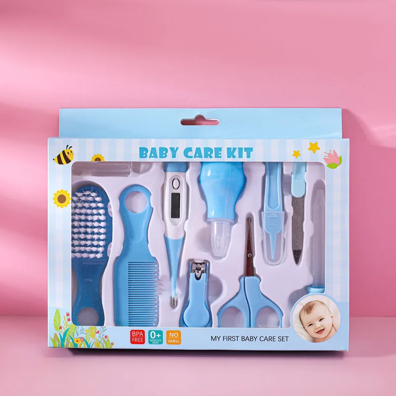 Care Of 10 Sets Mother And Comb Nose Sucker Combination Baby Nail Clipper Set