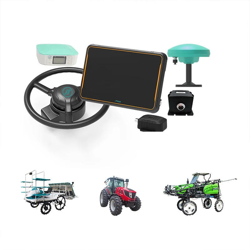 Rice Transplanter autopilot steering system gps navigation tractor gps automatic driving system for agriculture tractor