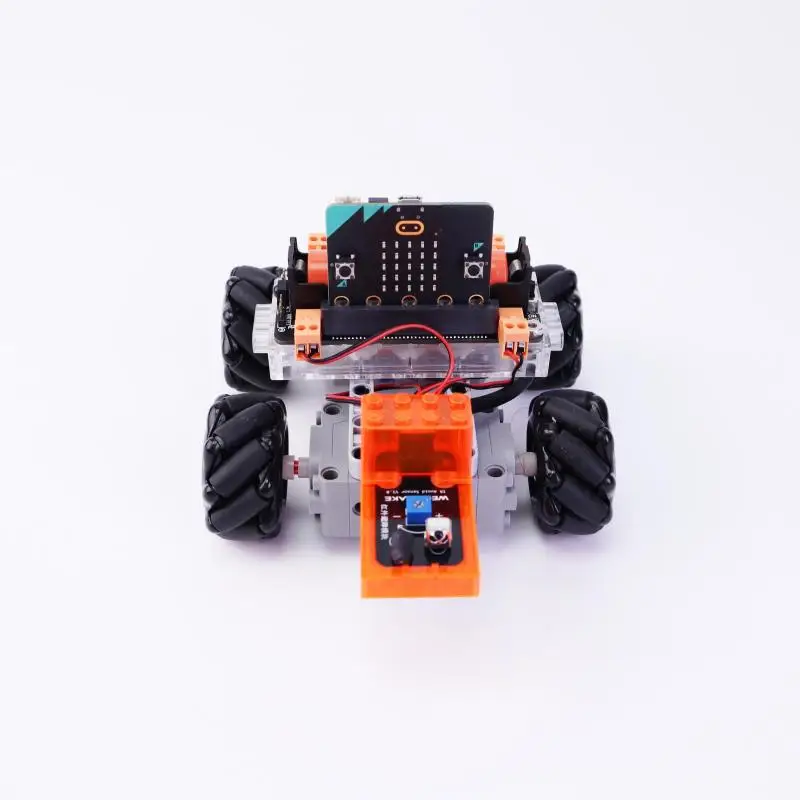  4WD micro:bit V2/mPython Board Mecanum Robot Car