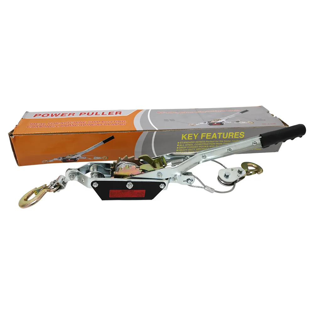 Automotive Hoist Winch Puller Heavy Duty Power Puller Tool with Dual Gears Hand Come Along Winch CE certification