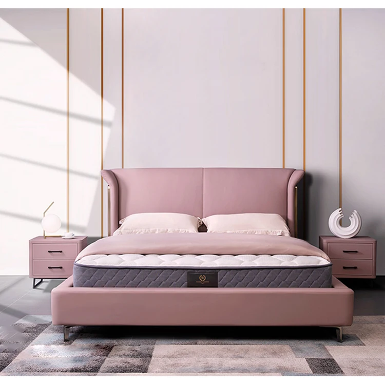 2021 luxury modern simple king royal bedroom set