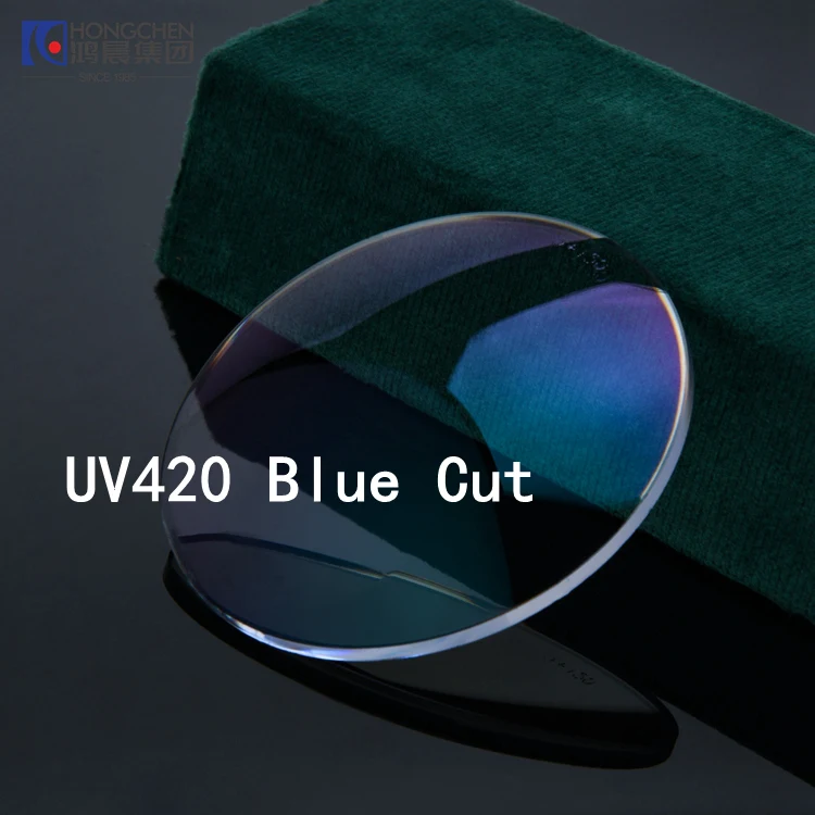 Cheap Price 1.67 Blue Cut HMC  Single Vision Anti Blue Light Glasses Lenses Optical