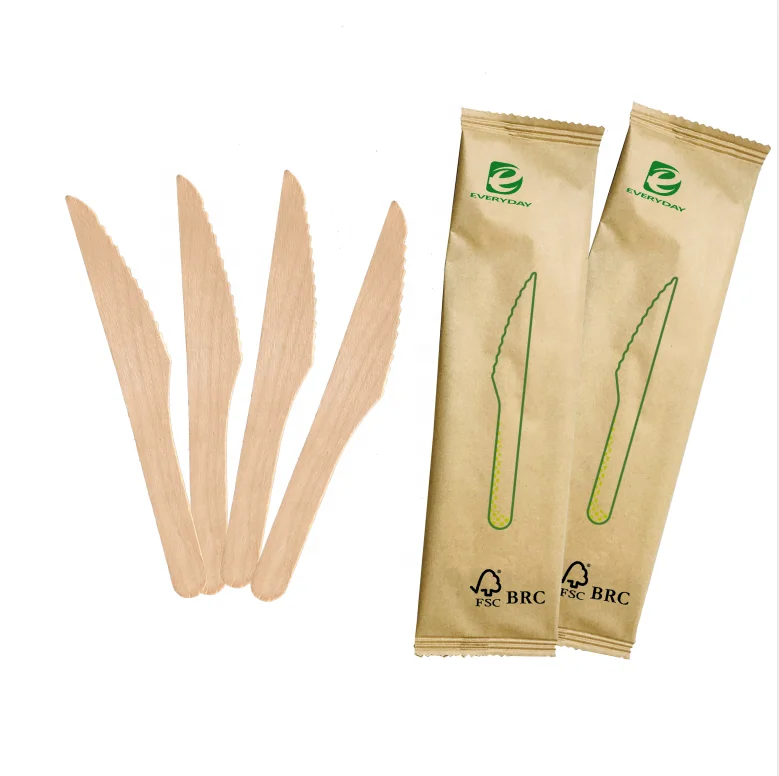 Wooden Disposable Biodegradable Cutlery Knife