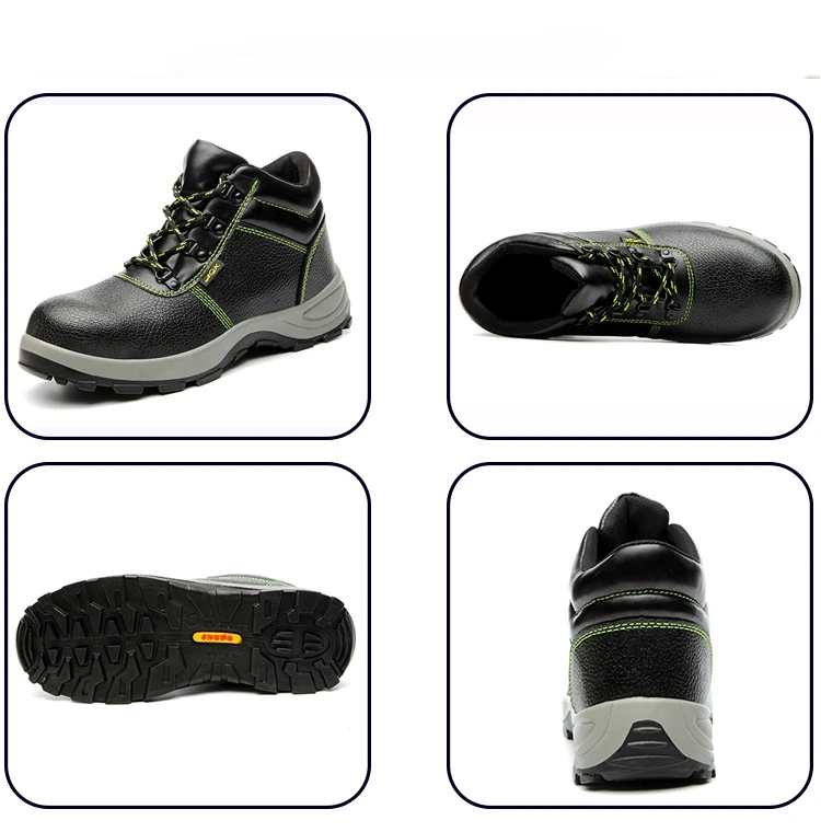 Labor insurance shoes unisex anti-smashing and anti-piercing safety shoes wear-resistant polyurethane solid sole