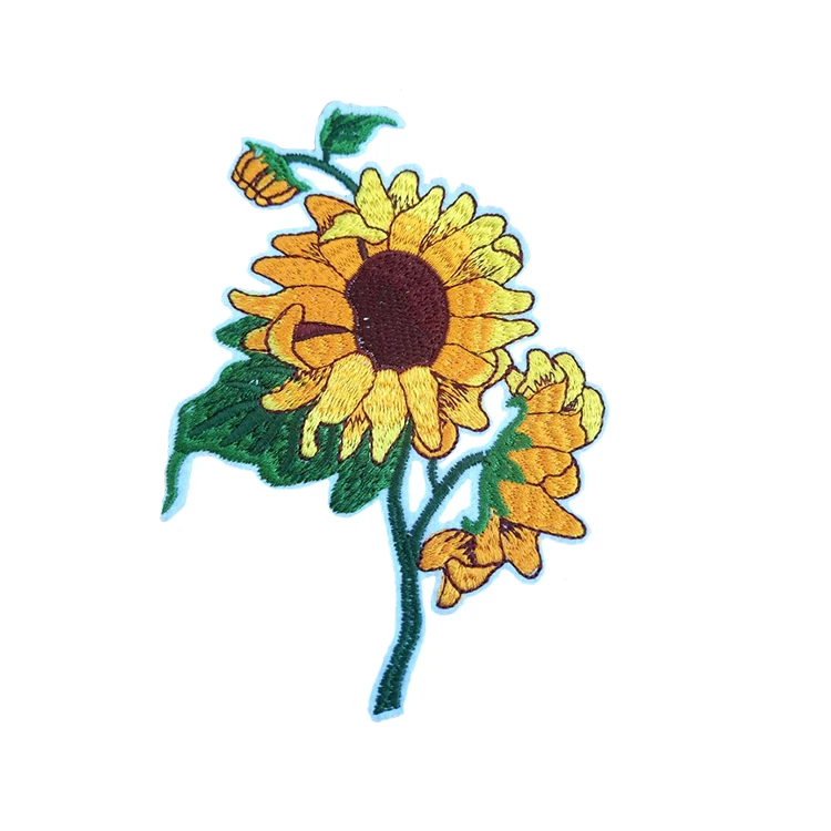 
Motorcycle Diamond Iron On Cheap Woven Custom Sequin Fashion Cloth Patch Flower 