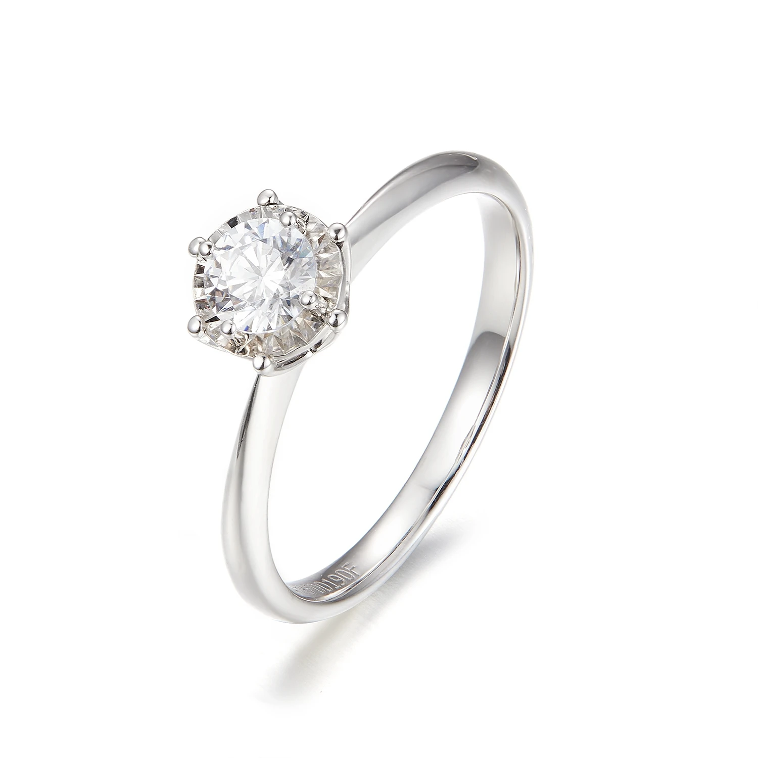 Best selling wedding rings around the world Classic engagement ring customization Real gold and diamond forever collection ring