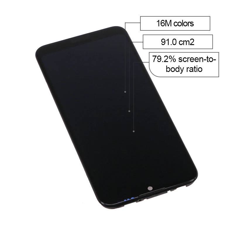  LCD Display Screen Touch Digitizer With Frame for Huawei Y6 2019 Prime Pro Honor