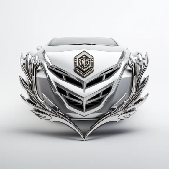 Round ABS Car Badge 3D Logo Chrome Sticker Front Grill Decoration Rear Car Accessories custom auto emblem