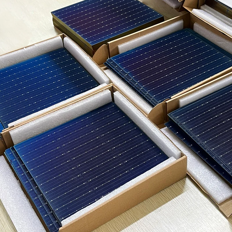 23% efficiency solar cells 12BB 210mm Monocrystalline silicon battery cells pv module cells mono