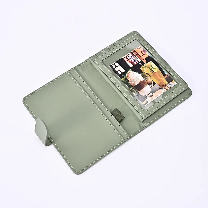 Wholesale High quality Leather Passport cover RFID travel passport wallet with ID window New Design leather passport holder