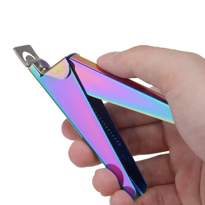 Stainless Steel Acrylic False Nail Clippers,Artificial Nails Trimmers Fake False Nails Tip Cutter