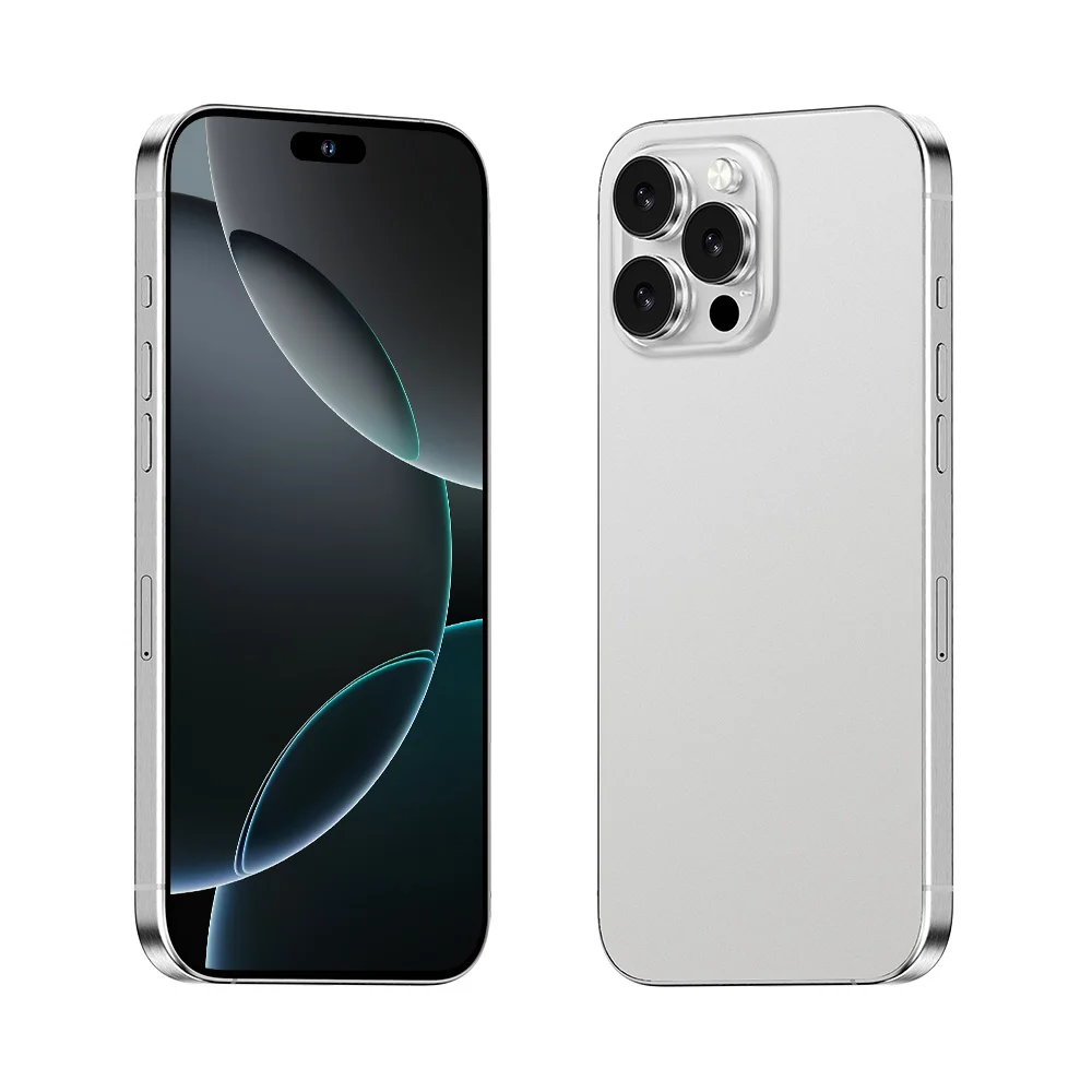 2024 Phone 16 Pro Max 6.7 Inch Original Full Screen Wifi Bt Fm Gps I16 Smartphone 12gb+512gb Android 4g 5g Mobile Phone