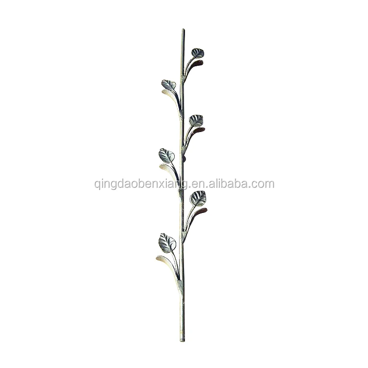 High Quality Powder Coated Wrought Iron Forged Baluster Modern Design for Hotel Application