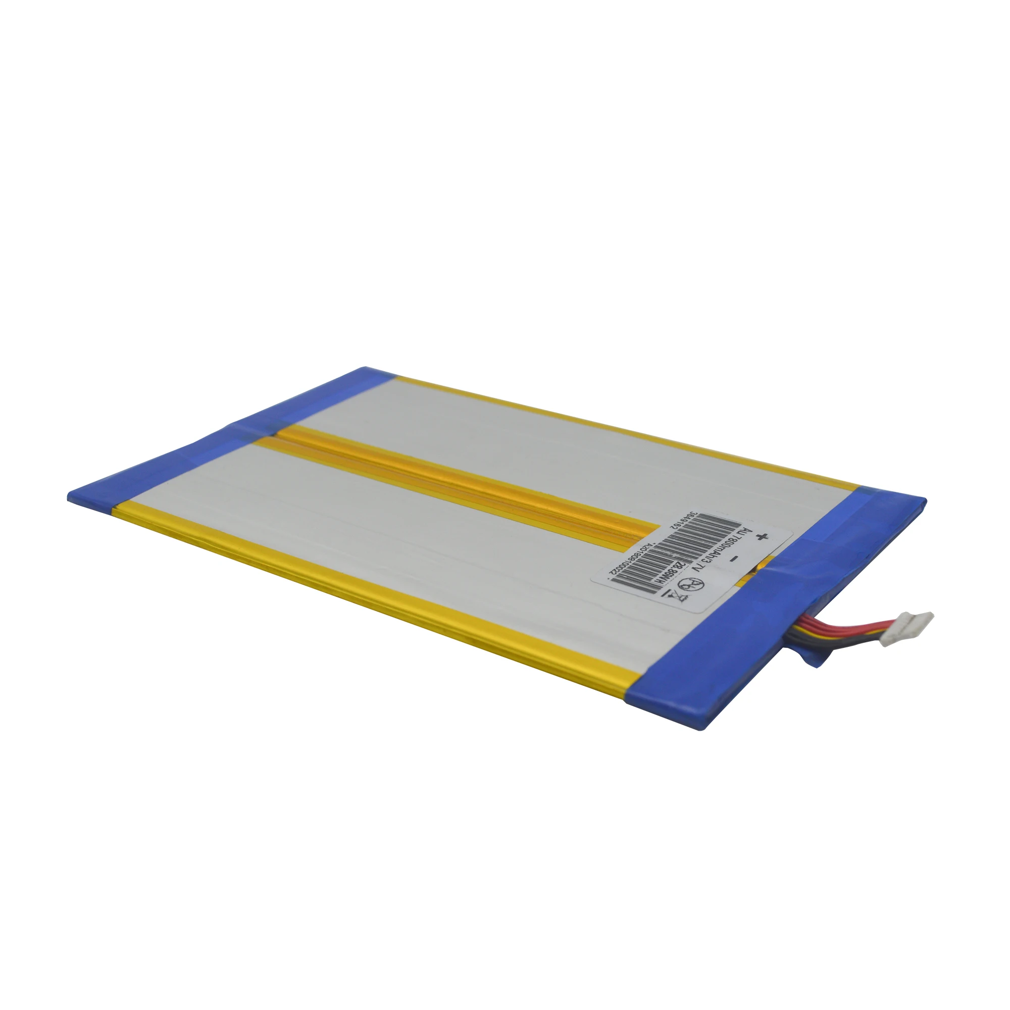 China Suppliers Rechargeable Ultra Thin Lithium Polymer Cell 3.7V 7800mAh Lipo Battery OEM Customized Tablet PC