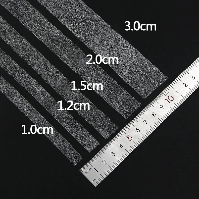 Hot melt adhesive web used for bonding fabrics together