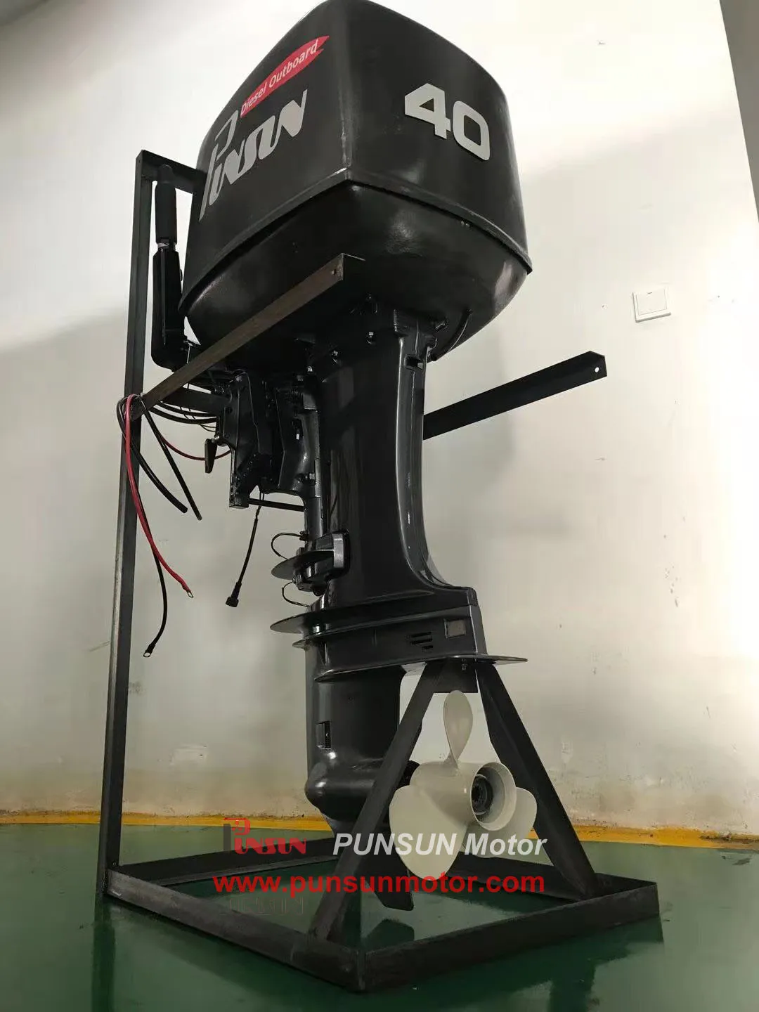  Дизельный мотор 40hp дизельный подвесных лодочных моторов с водяным охлаждением 2 цилиндра 4 тактный двигатель