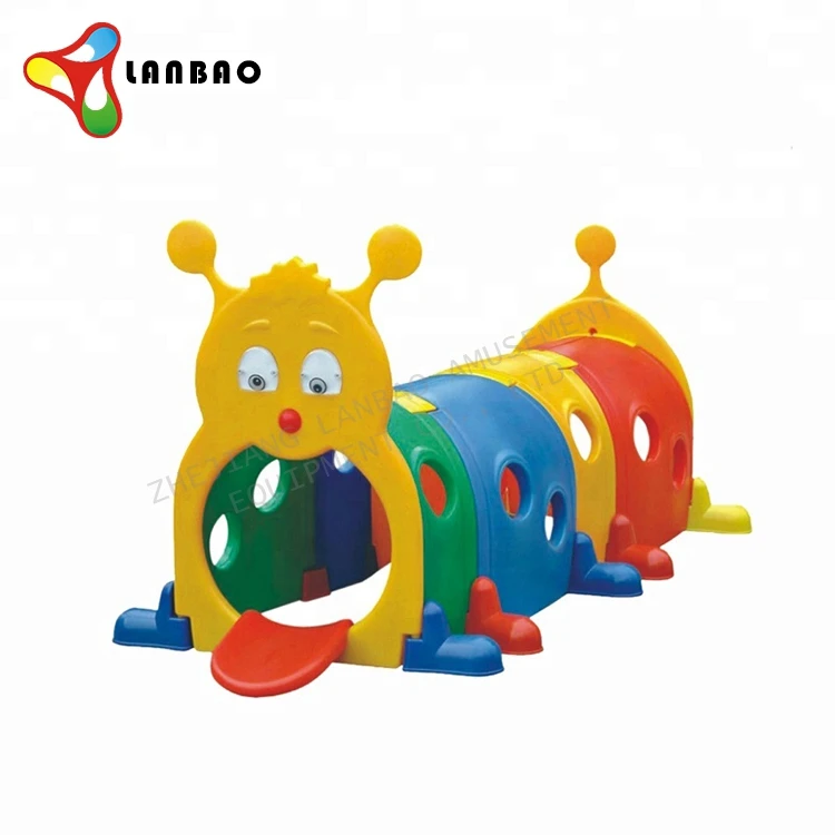 Multifunction Kids toy indoor climbing plastic tunnel baby kindergarten indoor playground equipment colorful play worm tunnel