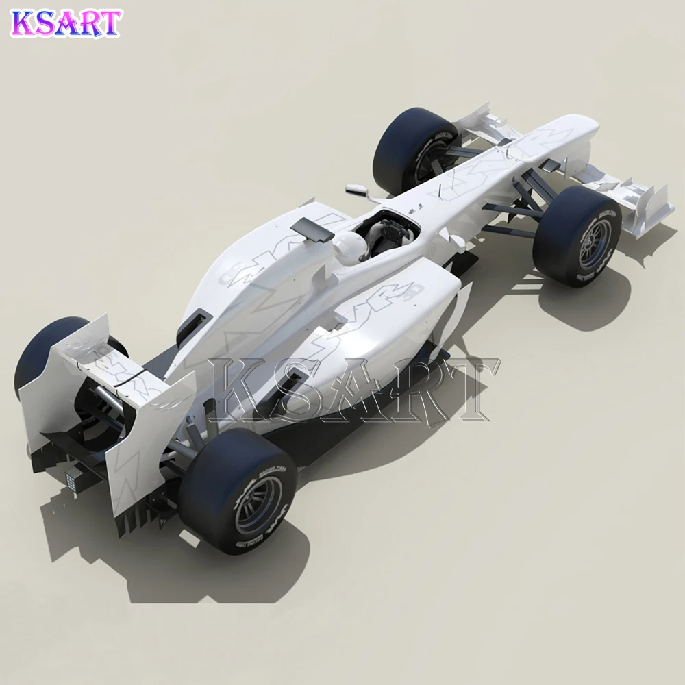 Custom Fiberglass Racing Sculpture General Purpose F1 2013 Car 3D Model Sculpture Resin Crafts Decoration