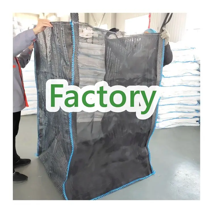 Large Size PP Big Jumbo Bag 1 Ton Sand Bags PP Big Mesh Bags In Bales