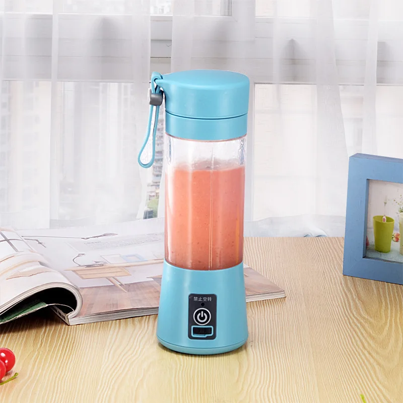 XZ567 Mini Mixer for Smoothies Personal Fresh Juice Mixer Bottle with USB and Wireless Charging mini portable juicer bottle