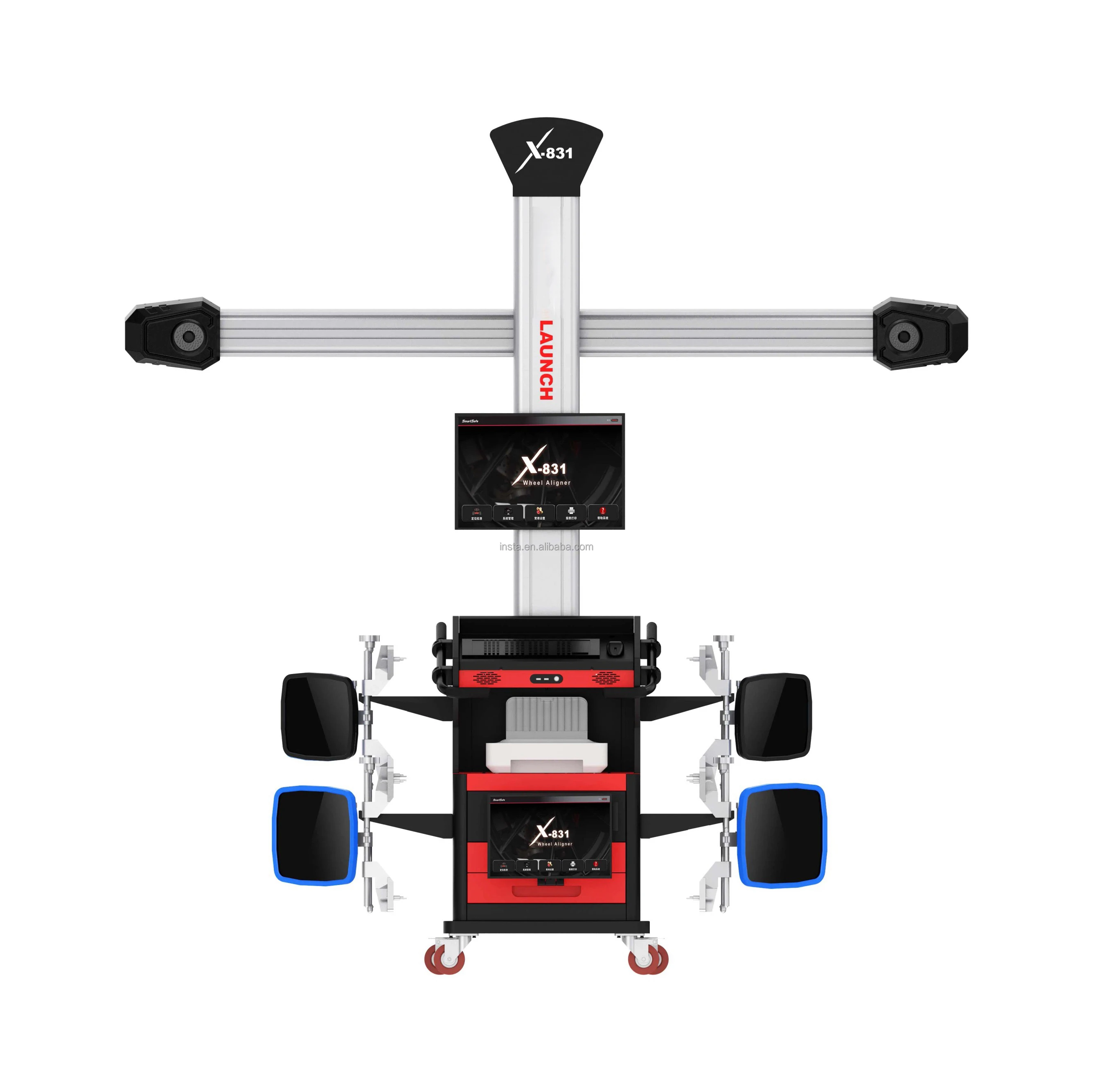 Launch X-831 Auto tracking  3D Four Wheel alignment LAUNCH Four wheel alignment machine Launch wheel aligner