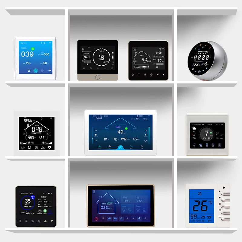 Контроллер вентилятора EC 0-10 В с VOC PM2.5 и WIFI Tuya пульт дистанционного управления вентиляционная система контроллера