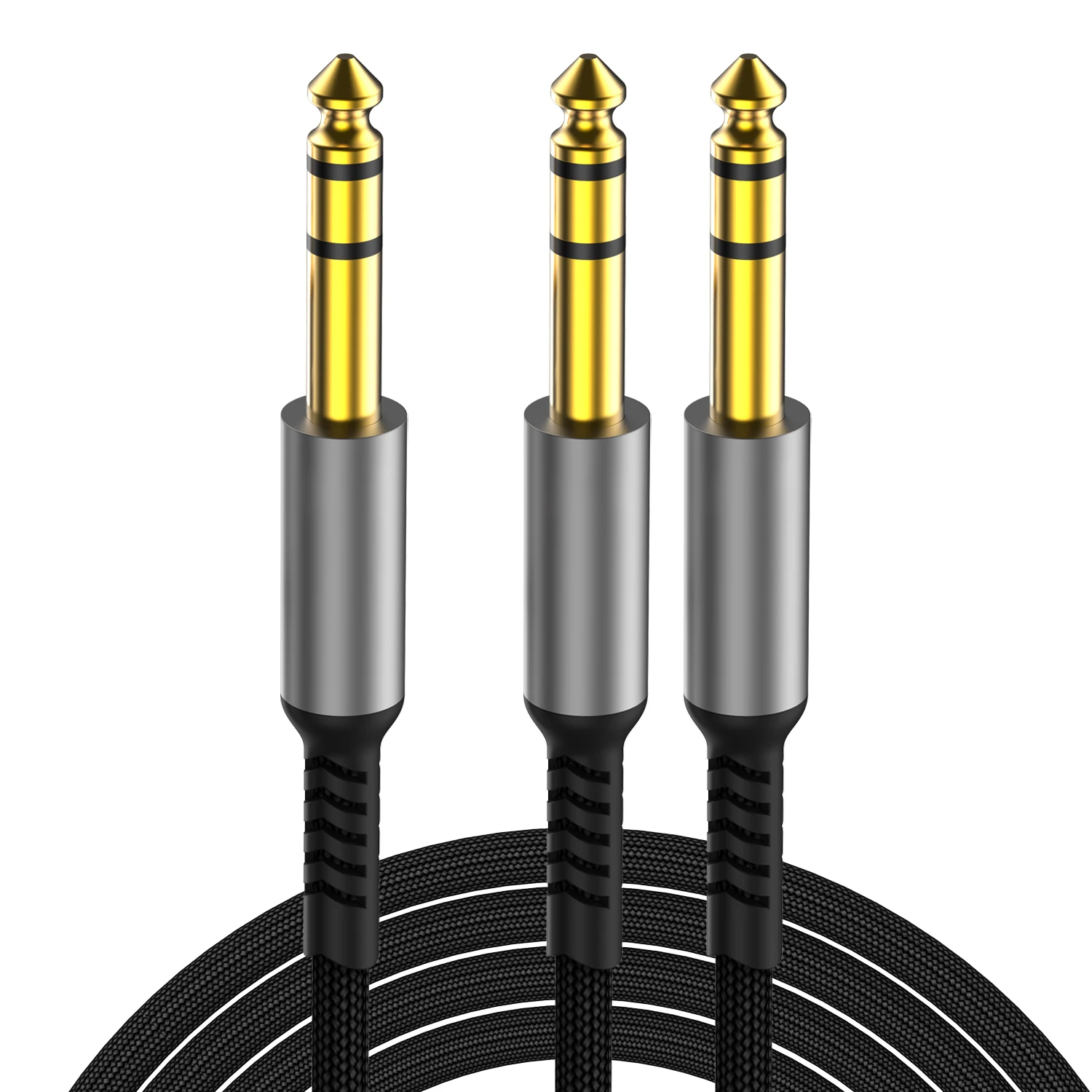 Aux Audio Cable 3.5MM Stereo Jack To 6.35MM 6.5MM TRS Stereo Male To Male Cable Adapter 1M 1.5M 2M 3M 5M 10M