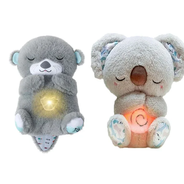 Kawaii дышащая коала плюшевая игрушка рельефная выдра медведь