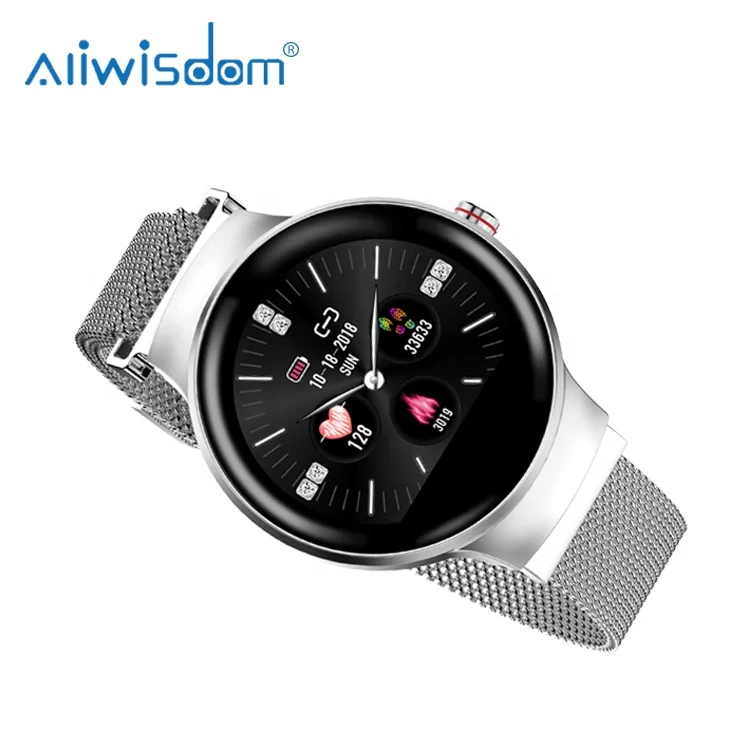 
H5 Fashion Women Smart Watch Waterproof Screen Touch Watch Relogio Inteligente Heart Rate Monitor Ladies Fitness Smart Bracelet 