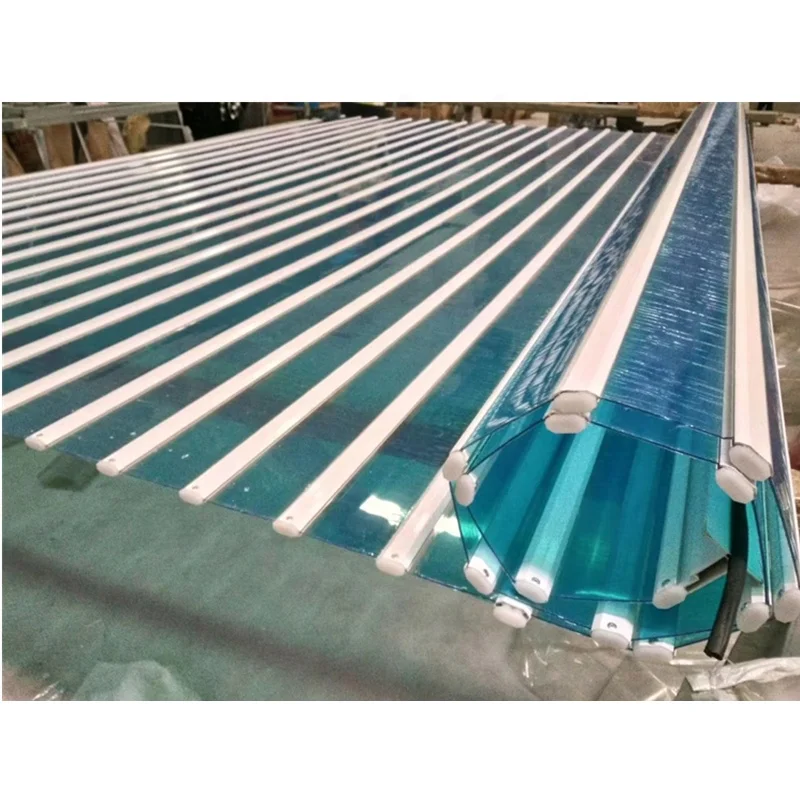 Ventilation Security Grill Polycarbonate Transparent Commercial Roller Shutter Door
